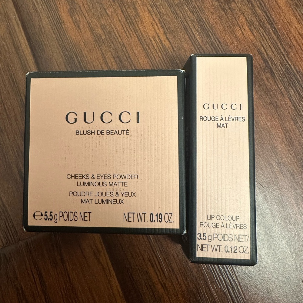 Gucci Blush de Beauté Luminous Matte Powder and Lip Colour